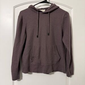 Kids Cozy Hooded Pullover Sweatshirt in Mauve
